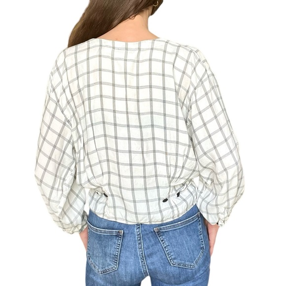 Vintage Plaid Button-Up Blouse - Picture 4 of 5